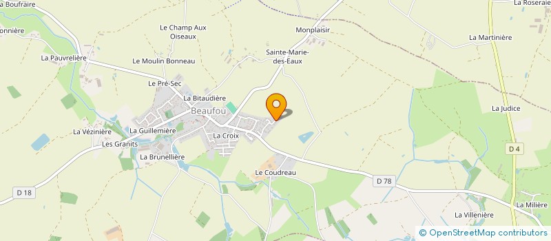 localisation de l'entreprise MONSIEUR ROMAIN MIGNOT  BEAUFOU