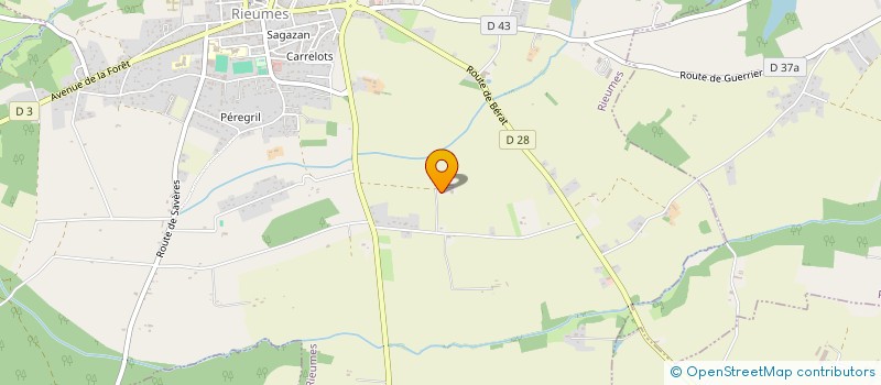 localisation de l'entreprise MONSIEUR ROMAIN MILLARD  LAHAGE