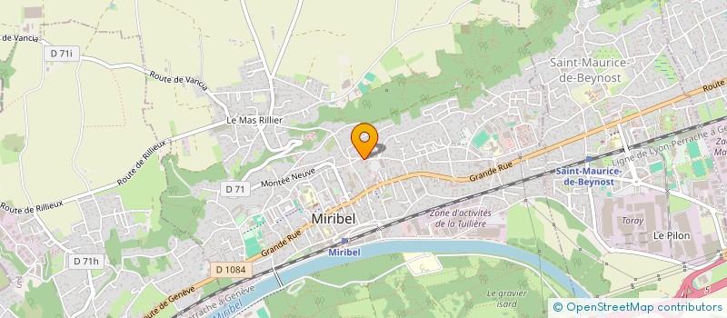 localisation de l'entreprise MONSIEUR ROMAIN MILLON à MIRIBEL