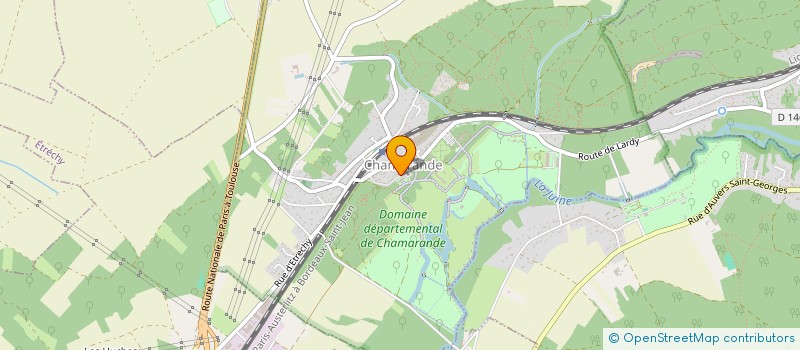 localisation de l'entreprise MONSIEUR ROMAIN MILLOT  CHAMARANDE