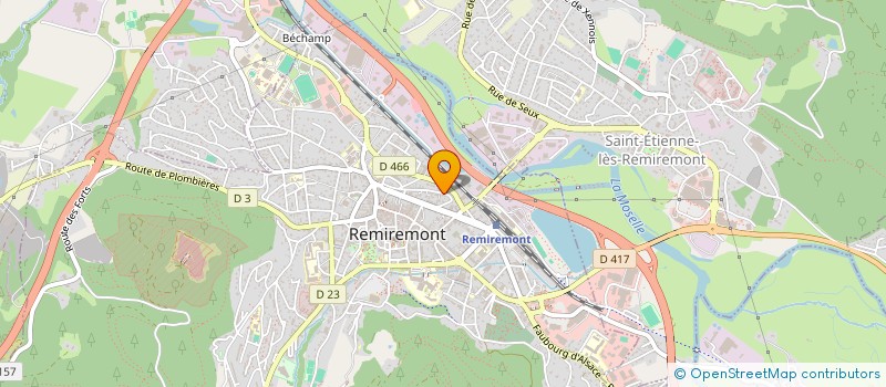 localisation de l'entreprise MONSIEUR ROMAIN MILLOTTE à REMIREMONT