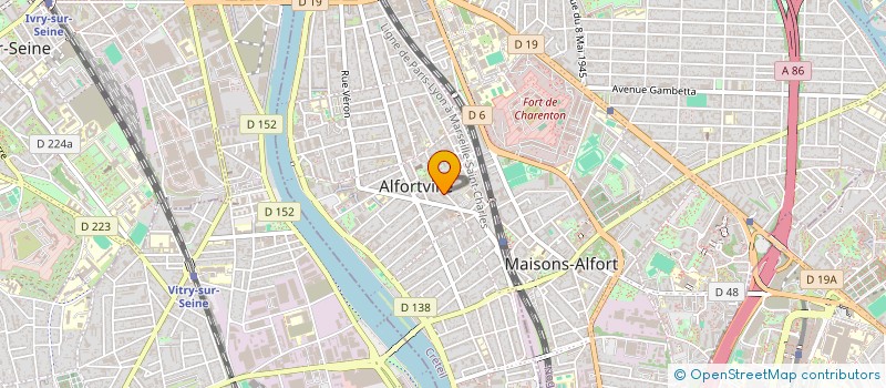 localisation de l'entreprise MONSIEUR ROMAIN MINOD à ALFORTVILLE