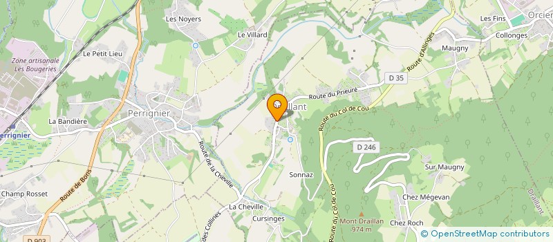 localisation de l'entreprise MONSIEUR ROMAIN MITERNIQUE  DRAILLANT