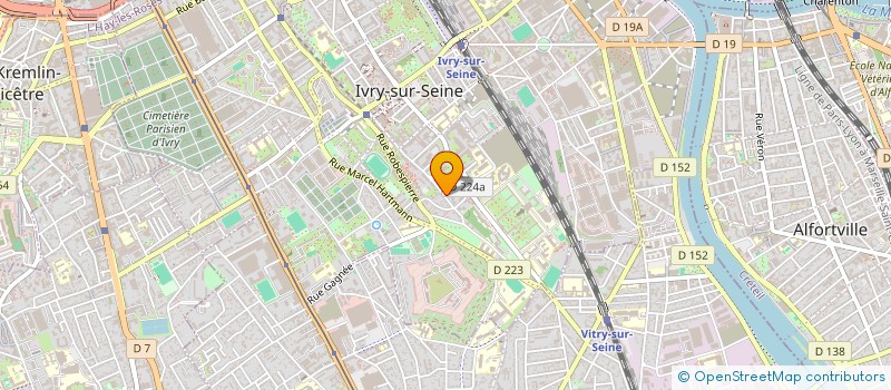 localisation de l'entreprise MONSIEUR ROMAIN MIZDRAK  IVRY-SUR-SEINE