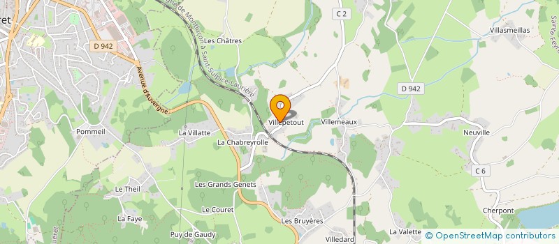 localisation de l'entreprise MONSIEUR ROMAIN MIZON à SAINTE-FEYRE