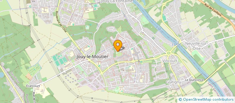 localisation de l'entreprise MONSIEUR ROMAIN MODESTE  JOUY-LE-MOUTIER