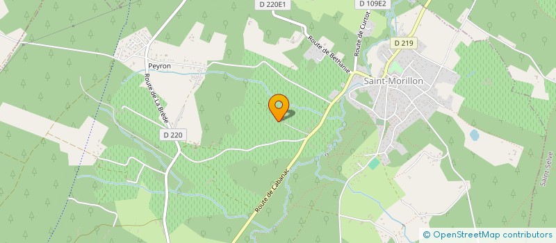 localisation de l'entreprise MONSIEUR ROMAIN MOETTE  SAINT-MORILLON