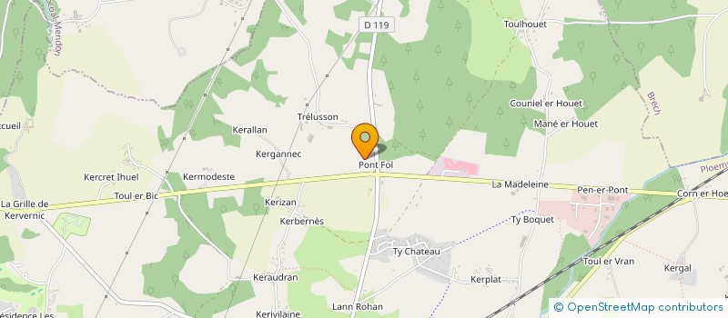 localisation de l'entreprise MONSIEUR ROMAIN MOEYAERT  PLOEMEL