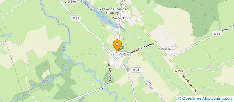 localisation de l'entreprise MONSIEUR ROMAIN MOIZARD  LE NOYER