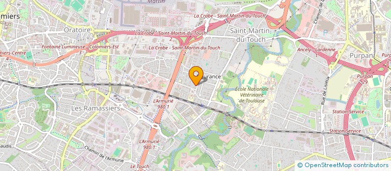 localisation de l'entreprise MONSIEUR ROMAIN MOLIA  TOULOUSE