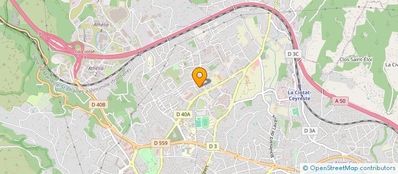 localisation de l'entreprise MONSIEUR ROMAIN MOLINENGO  LA CIOTAT