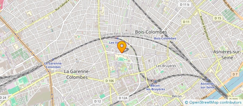 localisation de l'entreprise MONSIEUR ROMAIN MONDON à BOIS-COLOMBES