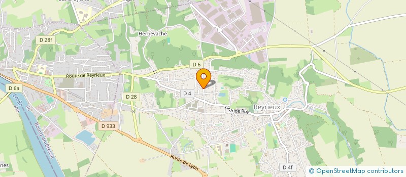 localisation de l'entreprise MONSIEUR ROMAIN MONFRAY à REYRIEUX