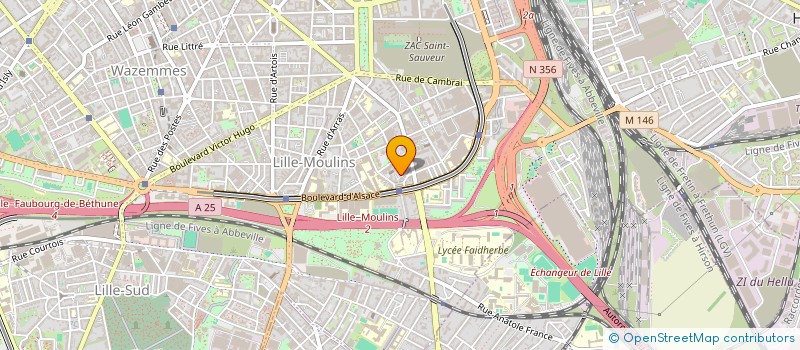 localisation de l'entreprise MONSIEUR ROMAIN MONNIER à LILLE