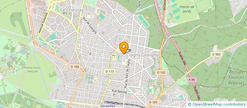 localisation de l'entreprise MONSIEUR ROMAIN MONNOT à VERSAILLES