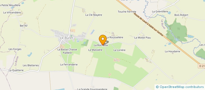 localisation de l'entreprise MONSIEUR ROMAIN MONSIMER  LE BURET