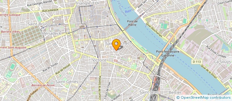 localisation de l'entreprise MONSIEUR ROMAIN MONTALBAN  BORDEAUX