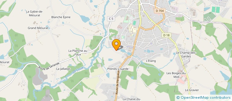 localisation de l'entreprise MONSIEUR ROMAIN MONTHOUEL  SAINT-YRIEIX-LA-PERCHE