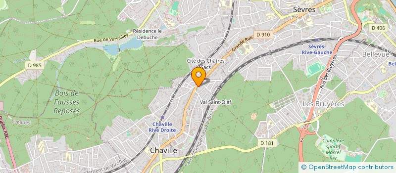 localisation de l'entreprise MONSIEUR ROMAIN MONTZIOLS à CHAVILLE