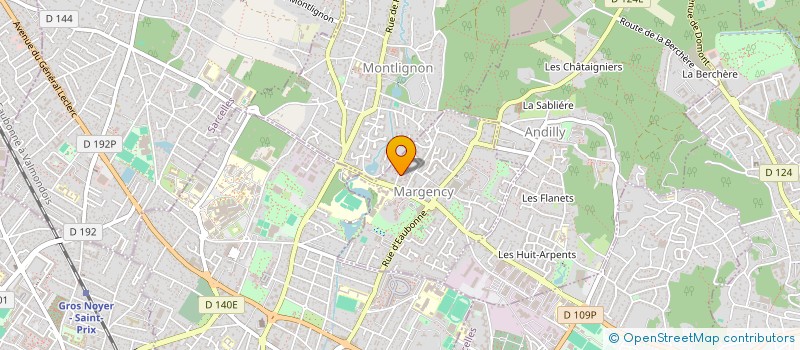 localisation de l'entreprise MONSIEUR ROMAIN MORANDI  MARGENCY