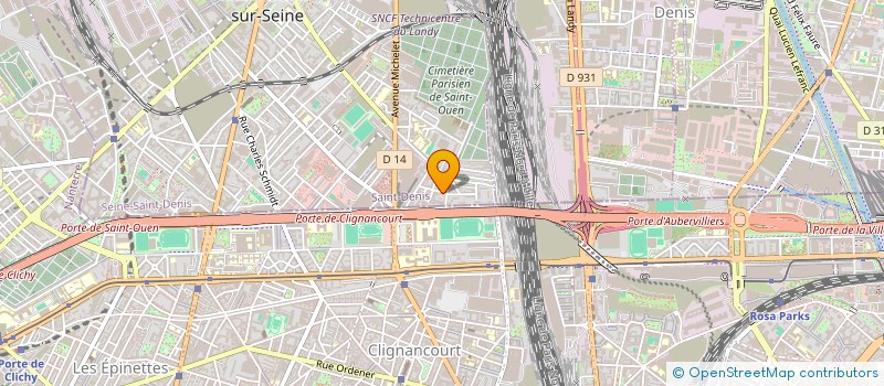 localisation de l'entreprise MONSIEUR ROMAIN MOREAU à SAINT-OUEN-SUR-SEINE