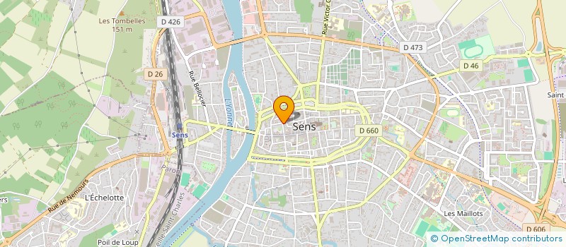 localisation de l'entreprise MONSIEUR ROMAIN MORISOT  SENS