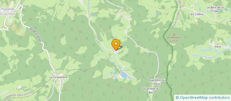 localisation de l'entreprise MONSIEUR ROMAIN MORLEVAT  LA CHAPELLE-SOUS-UCHON