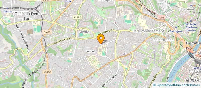 localisation de l'entreprise MONSIEUR ROMAIN MOULIN à LYON