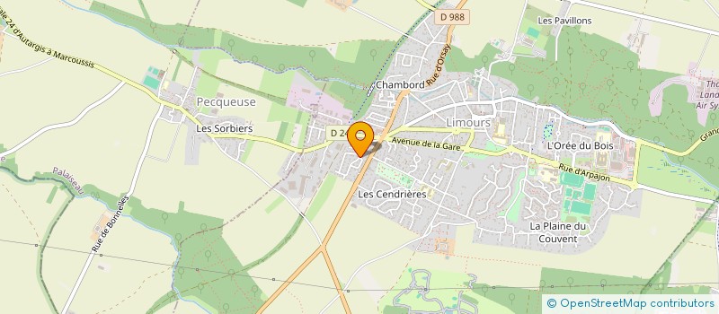 localisation de l'entreprise MONSIEUR ROMAIN MOULIN à LIMOURS