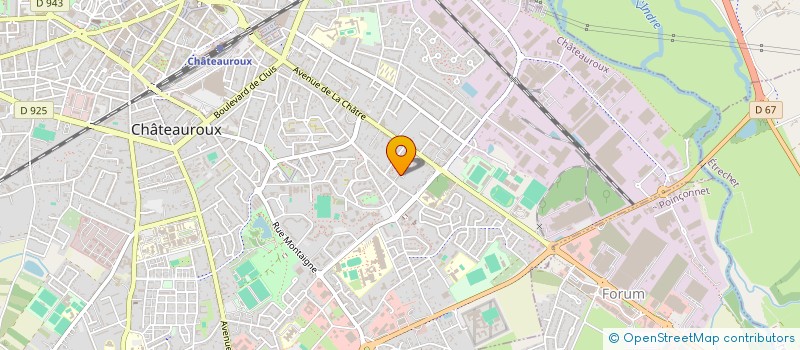 localisation de l'entreprise MONSIEUR ROMAIN MOULIN à CHATEAUROUX