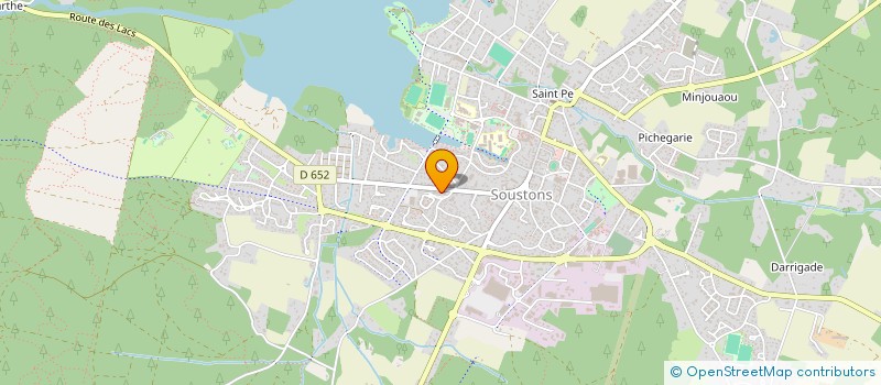 localisation de l'entreprise MONSIEUR ROMAIN MOULY  SOUSTONS