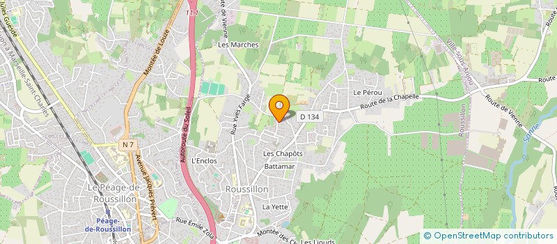 localisation de l'entreprise MONSIEUR ROMAIN MOUNIER à ROUSSILLON