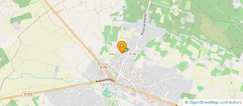 localisation de l'entreprise MONSIEUR ROMAIN MOUNY  SAINT-CANNAT