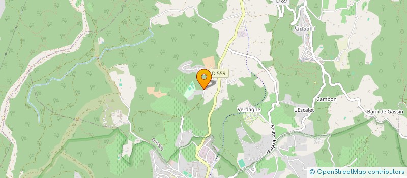 localisation de l'entreprise MONSIEUR ROMAIN MOURET  GASSIN