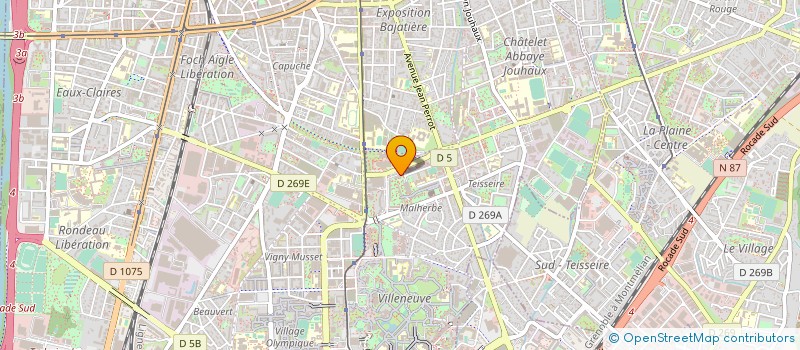 localisation de l'entreprise MONSIEUR ROMAIN MOURGUES à GRENOBLE