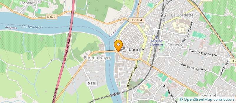 localisation de l'entreprise MONSIEUR ROMAIN MOURGUET à LIBOURNE