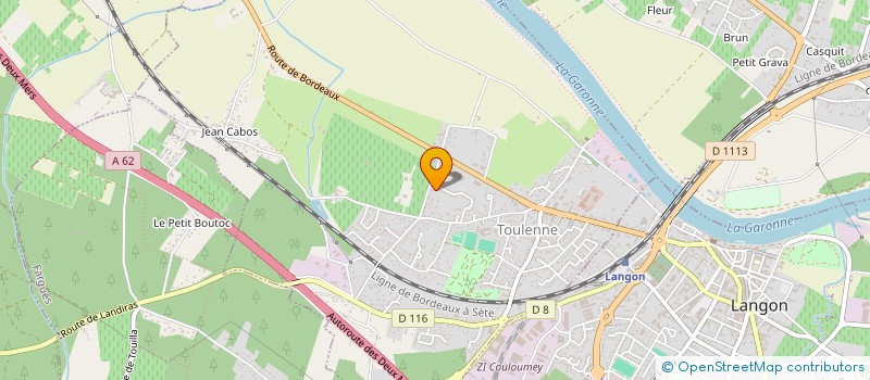 localisation de l'entreprise MONSIEUR ROMAIN MOURLANNE  TOULENNE