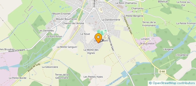 localisation de l'entreprise MONSIEUR ROMAIN MUGUET à LORRIS