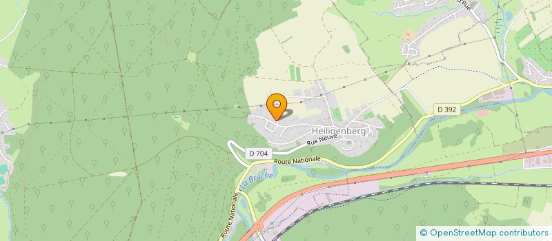 localisation de l'entreprise MONSIEUR ROMAIN MULLER  HEILIGENBERG