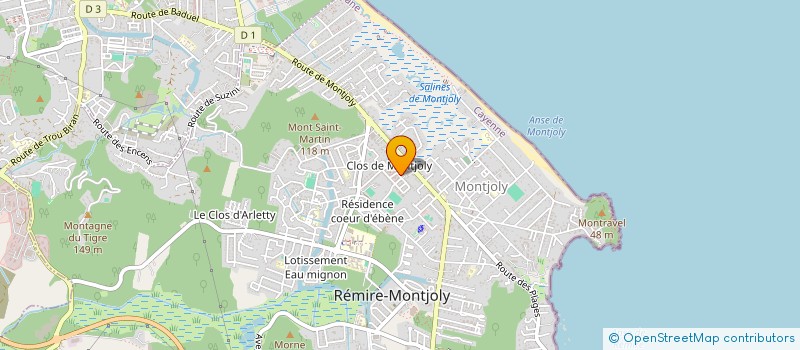 localisation de l'entreprise MONSIEUR ROMAIN MURCIA  REMIRE-MONTJOLY
