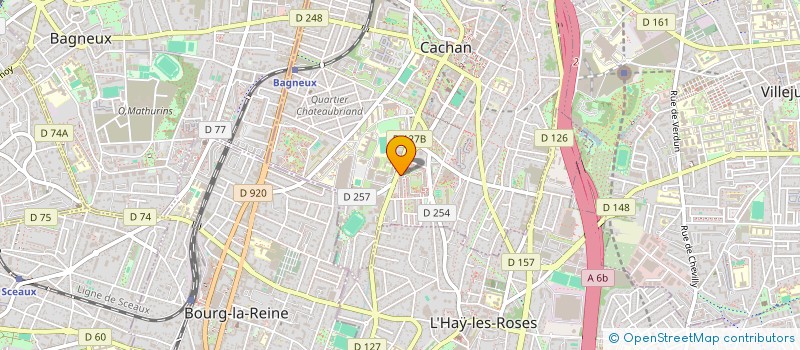 localisation de l'entreprise MONSIEUR ROMAIN MURY  CACHAN