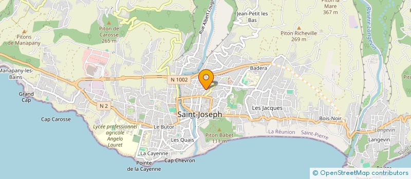 localisation de l'entreprise MONSIEUR ROMAIN MUSSARD  SAINT-JOSEPH