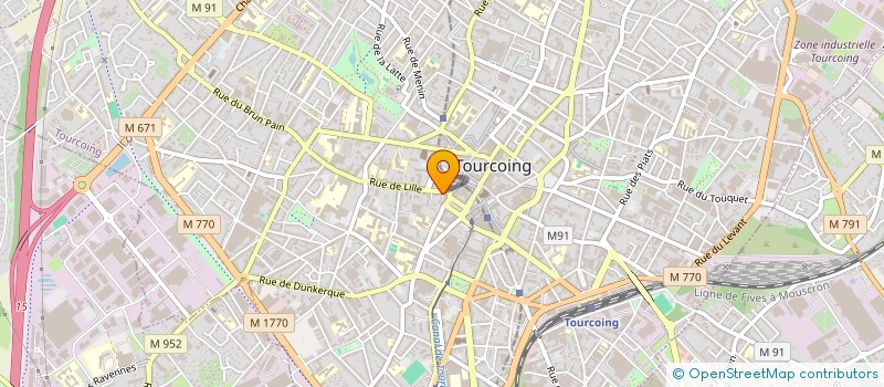 localisation de l'entreprise MONSIEUR ROMAIN MUYLAERT  TOURCOING