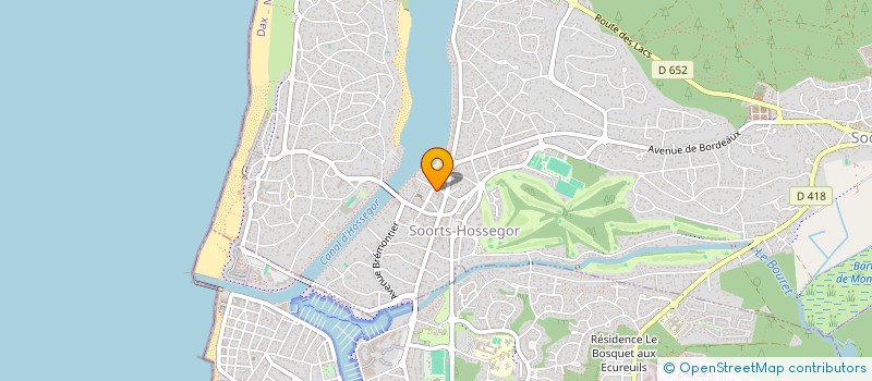 localisation de l'entreprise MONSIEUR ROMAIN NAKUSI  SOORTS-HOSSEGOR