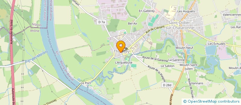localisation de l'entreprise MONSIEUR ROMAIN NALLET à THOISSEY