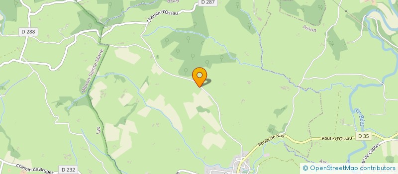 localisation de l'entreprise MONSIEUR ROMAIN NANI  BRUGES CAPBIS MIFAGET