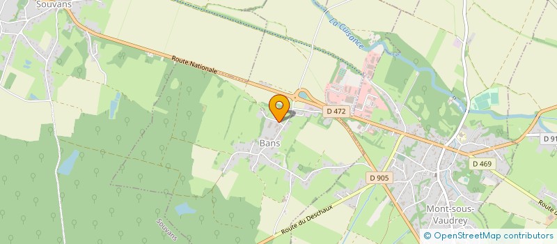 localisation de l'entreprise MONSIEUR ROMAIN NAUDEIX  BANS