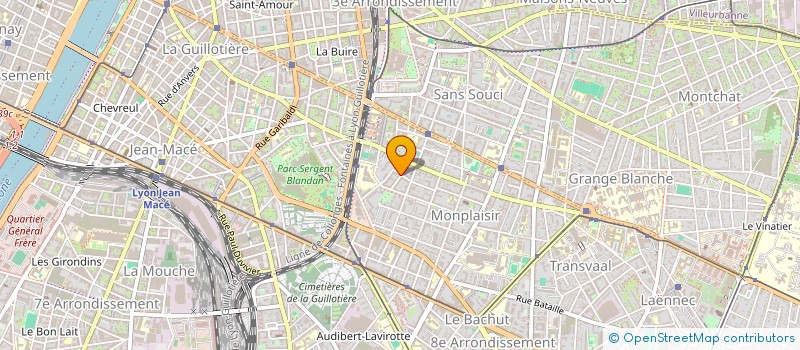 localisation de l'entreprise MONSIEUR ROMAIN NAVET--SAUER  LYON