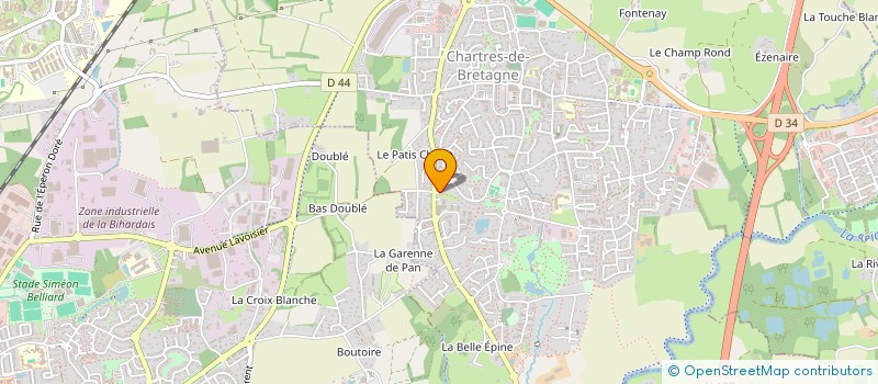 localisation de l'entreprise MONSIEUR ROMAIN NEEL à CHARTRES-DE-BRETAGNE