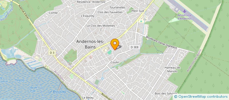 localisation de l'entreprise MONSIEUR ROMAIN NELIS à ANDERNOS-LES-BAINS